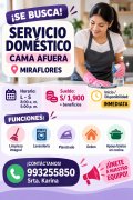 Empleada del Hogar – Servicio Doméstico Cama Afuera
