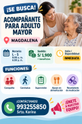 ACOMPAÑANTE PARA ADULTO MAYOR